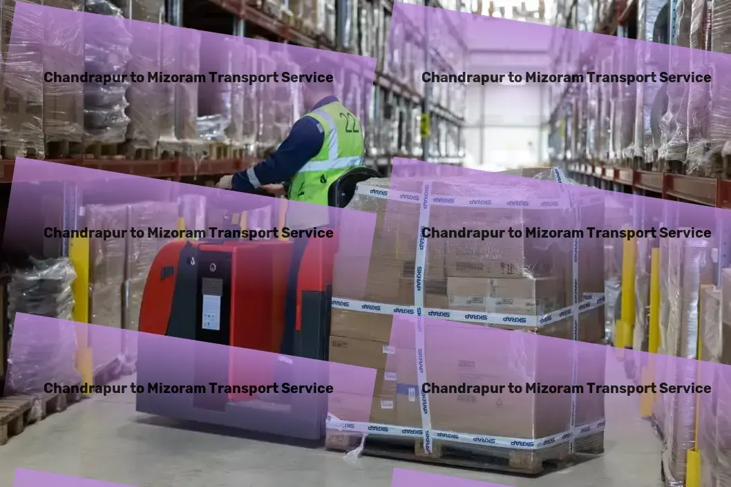 Chandrapur to Mizoram Cargo Delivery and courier services