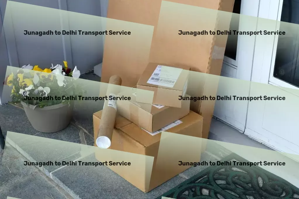 Junagadh to Delhi Luggage Courier High-speed transport logistics