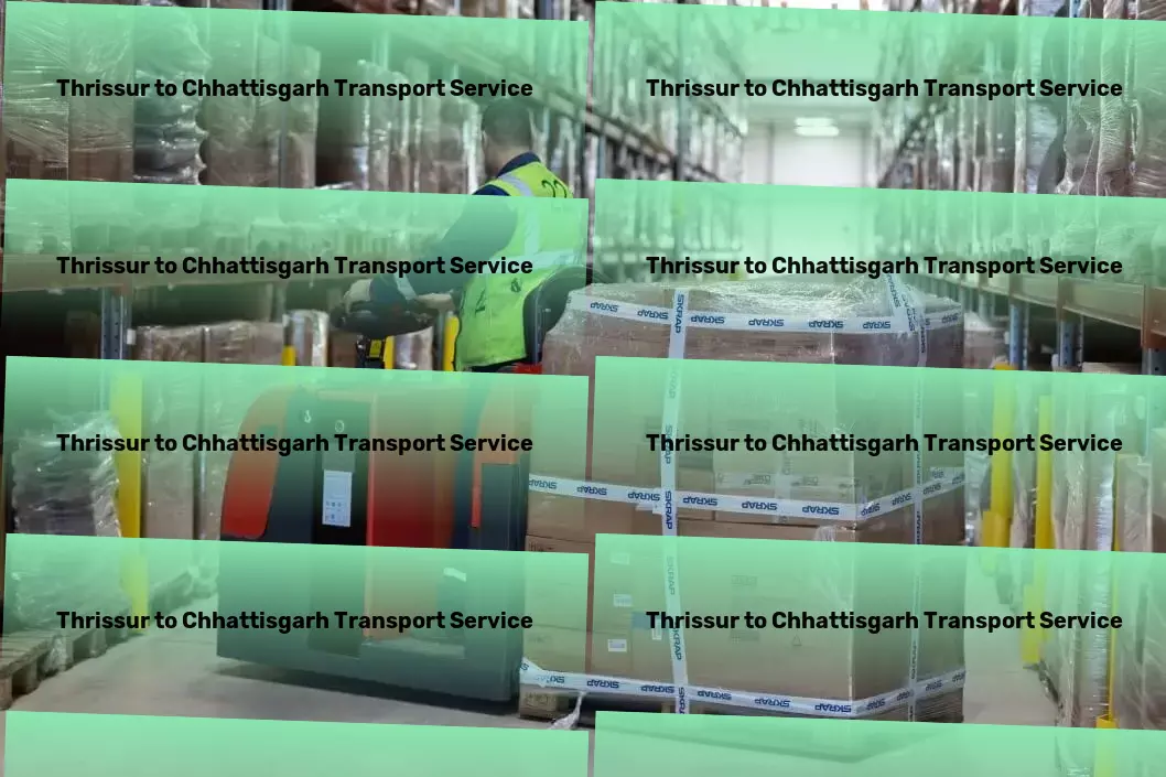 Thrissur to Chhattisgarh Bike Transport And Scooty Courier Ultimate reliability in Indian goods transportation! - Specialized goods operations